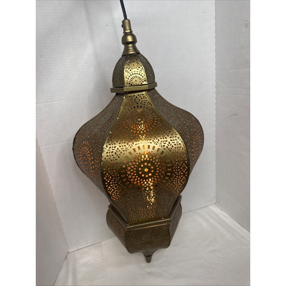Modern Turkish Hanging Lamp Moroccan Pendant Ceiling Light Home Lantern Garden